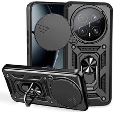Nihcase Honor Magic 8 Pro Kılıf Magnetik Standlı Kamera Korumalı Slide Sürgülü Cover Kapak