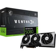 Msi Geforce RTX5080 16GB Gddr7 Pcı Express 5.0 16G Ventus 3x Oc Ekran Kartı (Kdo)