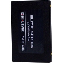 Hi-Level 512GB Elite HLV-SSD30ELT-512G 560-540MB-S 2.5" Sata3 Kızaksız SSD Disk (Kdo)
