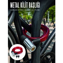 Armüz 80 cm Uzunluk ile Pratik ve Kolay Kullanım Sunan Çelik Halat Kilidi