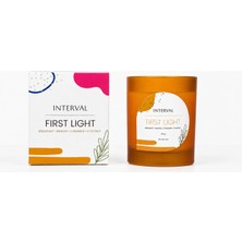 Interval Rıtuals Bergamot & Mimoza Kokulu | El Yapımı %100 Soya Mum | Premium Tasarım Aromaterapi Mumu | Cam Kavanoz | 200 gr