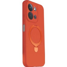 Mey Ithalat®   Redmi 15C 4g Regal Magsafe Standlı Kapak - Turuncu