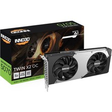 INNO3D Geforce RTX5070 Twin X2 Oc 12GB Gddr7 192 Bit Dlss 4 Ekran Kartı (Kdo)