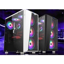 Nw 09-09-02 Temperli Sıralı Sistem Rgb Fan(Psu Yok) Atx Kasa (Kdo)