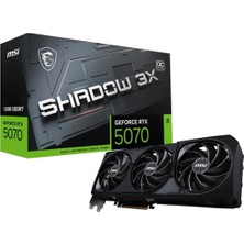 Msi Geforce RTX5070 12G Shadow 3x Oc 12GB Gddr7 192 Bit Dlss 4 Ekran Kartı (Kdo)
