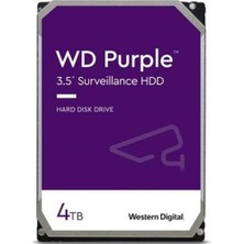 Wd 4tb 3.5 Purple WD43PURZ Sata3 5400RPM 64MB 7-24 Guvenlık Harddisk (Hikvision) (Kdo)