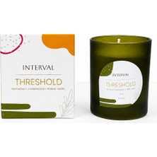 Interval Rıtuals Paçuli & Sedir Ağacı Kokulu | El Yapımı %100 Soya Mum | Premium Tasarım Aromaterapi Mumu | Cam Kavanoz | 200 gr