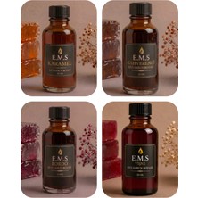 E.M.S Karamel - Kahverengi - Bordo - Vişne Sıvı Sabun Boyası 4 x 20 Ml.