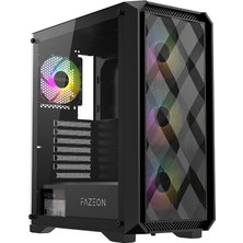 Fazeon F4 650W 80PLUS Bronze Mesh 4X120MM Argb Fanlı Atx Bilgisayar Kasası (Kdo)