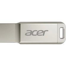 Acer 128GB Usb3.2 UM310-128GB Metal Flash Bellek (120-100 Mb-S) Okuma-Yazma (Kdo)