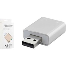 Nodar Hadron HDX5272 USB Harici Ses Kartı 7.1 Gümüş (Kdo)
