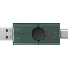 Kingston DTDEG2-256GB 256GB Usb-A + Usb-C 3.2 Gen 1 Datatraveler Duog2 Flash Bellek (Kdo)