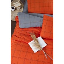 Orange Nevresim Takımı Çift Kişilik 4 Parça 200X220-ORANJ (Oranj/çift Kişilik)