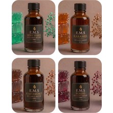 E.M.S Mint Yeşili - Karamel - Kahverengi Bordo Sıvı Sabun Boyası 4 x 20 Ml.