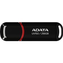 Adata UV150-256GB Usb3.2 Gen1 Black Flash Bellek (Kdo)