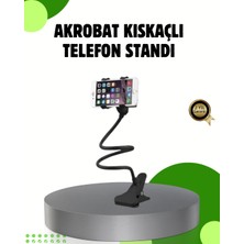 Die Grup Akrobat Masaüstü Mandallı Telefon Tutucu 360 Derece Dönebilen