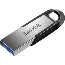 Sandisk SDCZ73-064G-G46 64GB Ultra Flair Metal 3.0 USB Flash Bellek Black (Kdo)