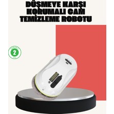 Die Grup Ups Destekli Düşmeye Karşı Korumalı Cam Temizleme Robotu