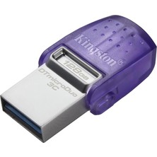 Kingston DTDUO3CG3-128GB Datatraveler Microduo 3c 200MB-S Dual Usb-A + Usb-C Flash Bellek (Kdo)