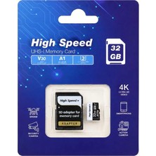 OEM Elba High Speed 32GB A1 V30 U3 Micro Hafıza Kartı CLASS10 (Kdo)