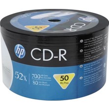 Hp Cd-R 700MB-80MIN 52X 50 Li Shrink (Kdo)