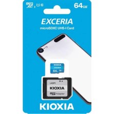 Kioxia 64GB Exceria Microsdxc Uhs-1 C10 100MB-SN Hafıza Kartı (Kdo)