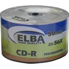 Elba Cd-R 700MB-80MIN 56X 50LI Shrink (Kdo)