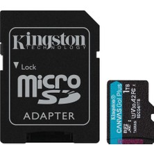 Kingston Sdcg4-1tb 1tb Microsdxc Canvas Go Plus Gen4 200MB-S A2 U3 V30 Card + Adp Hafıza Kartı (Kdo)