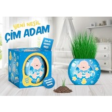 TeOra Store Bebek Temalı Çim Adam 6'lı Set – Çocuklar Için Eğitici ve Eğlenceli Bitki Yetiştirme Kiti