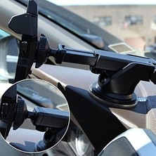 TeOra Store Profesyonel Vantuzlu Araba Araç Içi Akrobat Telefon Tutuculu Navigasyon Takip Oto Araç Içi Ayarlanabilir Uzunluk ve Başlık Vantuzlu Telefon Tutucu