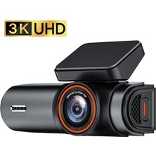 Wheat Grains Global Store C10 Pro 3k UHD Hdr Wifi Ekranlı Araç Kamerası 170 Derece Geniş Açı Gece Görüş G-Sensörlü Araç Içi Kamera