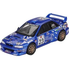 Wheat Grains Global Store Sunrich MGT01078-L Mını Gt 1/64 Subaru Impreza WRC99 Acropolis Rally 2000#23 (Sol Sap) Bitmiş Ürün
