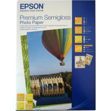 Epson A4 251GRAM 20'li Premium Semigloss Fotoğraf Kağıdı S041332 (Kdo)
