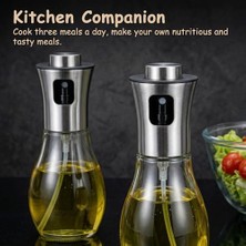 TeOra Store Cam Püskürtmeli Sprey Yağdanlık, 200 ml Kapasiteli, Saydam ve Dayanıklı Yapı, Ev Ofis Restoran Için Kullanımı Için Uygun Airfryer Kızartma Izgara Salata Için Yağ Püskürtücü Cam Yağdanlık