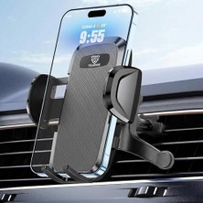 Wheat Grains Global Store 2 Modlu Klima + Torpido Araç Telefon Tutacağı Cam Havalandırma Vantuzlu Araba Telefon Tutucu TT01