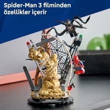Wheat Grains Global Store Efsanevi Savaş: Örümcek Adam, Kum Adam’a Karşı 76334-9 Yaş Üzeri Çocuklar Için Örümcek Adam, Venom ve Kum Adam Minifigürleri Içeren Yaratıcı Oyuncak Yapım Seti, Hediye Fikri (201 Parça)