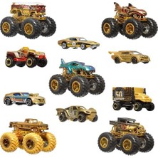 TeOra Store ®  Trucks Bigfoot Trophy Şampiyonları Araba ve Kamyon Çoklu Arabalar, Metal Bigfoot, 5-Alarm, Bone Shaker, Mega-Wrex, Tiger Shark ve 6 Araba, JDW07