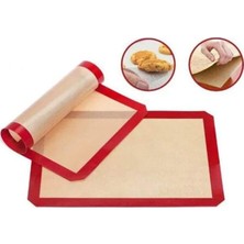 TeOra Store Silikon Pişirme Matı, Yıkanabilir Yanmaz Pastacılık Fırın Matı - Isıya Dayanıklı, Çok Renkli, 30 x 40 cm