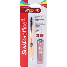 TeOra Store Office, Scrikss Ergo Versatil 0.5 mm Sarı & Min Uç 2'li Set, T00SCCC5ERG09A, Sarı, 0.5 mm