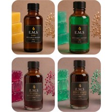 E.M.S Sarı - Yeşil - Fuşya - Mint Yeşili Sıvı Sabun Boyası 4 x 20 Ml.