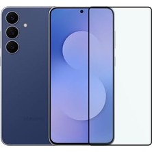 TeOra Store Tam Kaplayan Parmak Izi Bırakmayan Safir Ekran Koruyucu Cam,  S25 Fe Ile Uyumlu