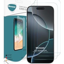 TeOra Store Apple iPhone 16 Pro Max Screen Protector Nano Glass Cam Ekran Koruyucu (3`lü Paket) [iphone 16 Pro Max ile Uyumlu Ekran Koruyucu - Şeffaf]