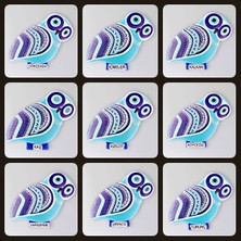 Mundy Polyester Kabartmalı Göynük Temalı  Magnet 5,5 x 9 cm  Dekoratif Hediyelik Buzdolabı Süsü  (KOD:1609)