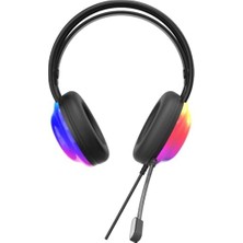 TeOra Store Thinkplus G30B Siyah Rgb Oyuncu Kulaklığı,gaming,7.1 Surround,ışıklı,kulak Üstü Kulaklık