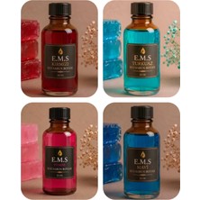 E.M.S Kırmızı - Turkuaz - Pembe - Mavi  Sıvı Sabun Boyası 4 x 20 Ml.