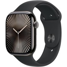 TeOra Store Apple Watch Band - Spor Kordon - 46 mm - Siyah - S/m