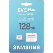 Evo Plus Microsdxc Hafıza Kartı 128 Gb, 160 Mb/s, U3, V30, A2, ‎MB-MC128SA/TR (2024 Serisi) Beyaz