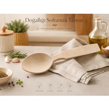TeOra Store El Yapımı Ahşap Yemek Kaşığı, Doğal Kayın Ağacı, Kimyasal Içermez, Düğünler Için Oyun Kaşığı Olarak Da Kullanılabilir