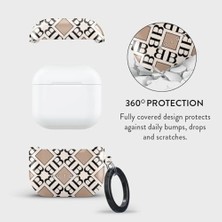 Wheat Grains Global Store Apple Airpods 4 ile Uyumlu Kılıf, Monogram