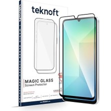 TeOra Store Galaxy A06-A06S Için Ekstra Güçlü Tam Koruma Sağlayan 9h Sertliğinde Leke ve Parmak Izi Tutmayan Hd Görüntü Sağlayan Premium Ekran Koruyucu Kırılmaz Cam (Galaxy A06-A06S)